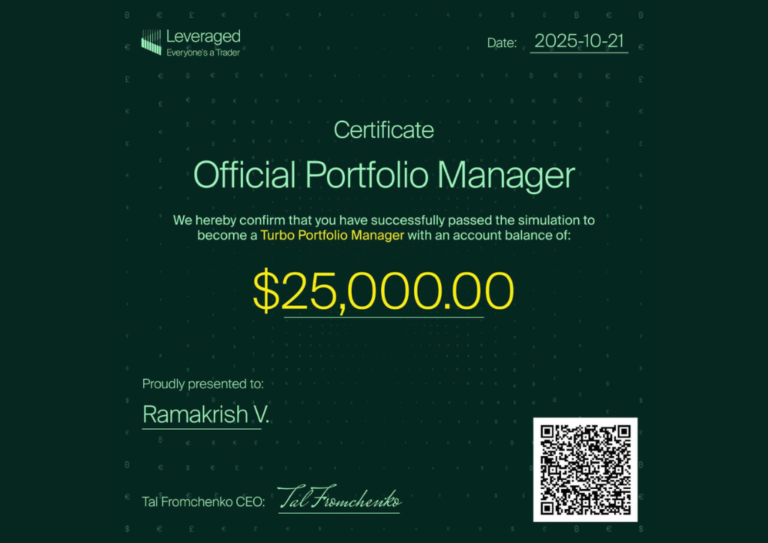 Funded account approval for Ramakrish V after passing a prop firm evaluation