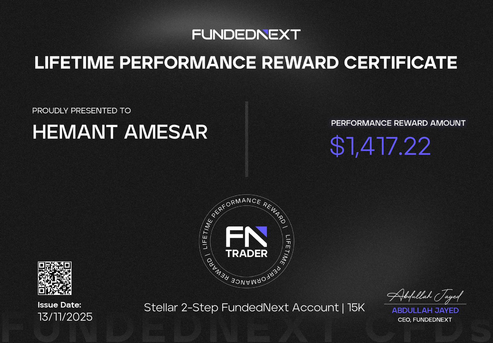 Profit Certificates - 14 - Hemant Amesar