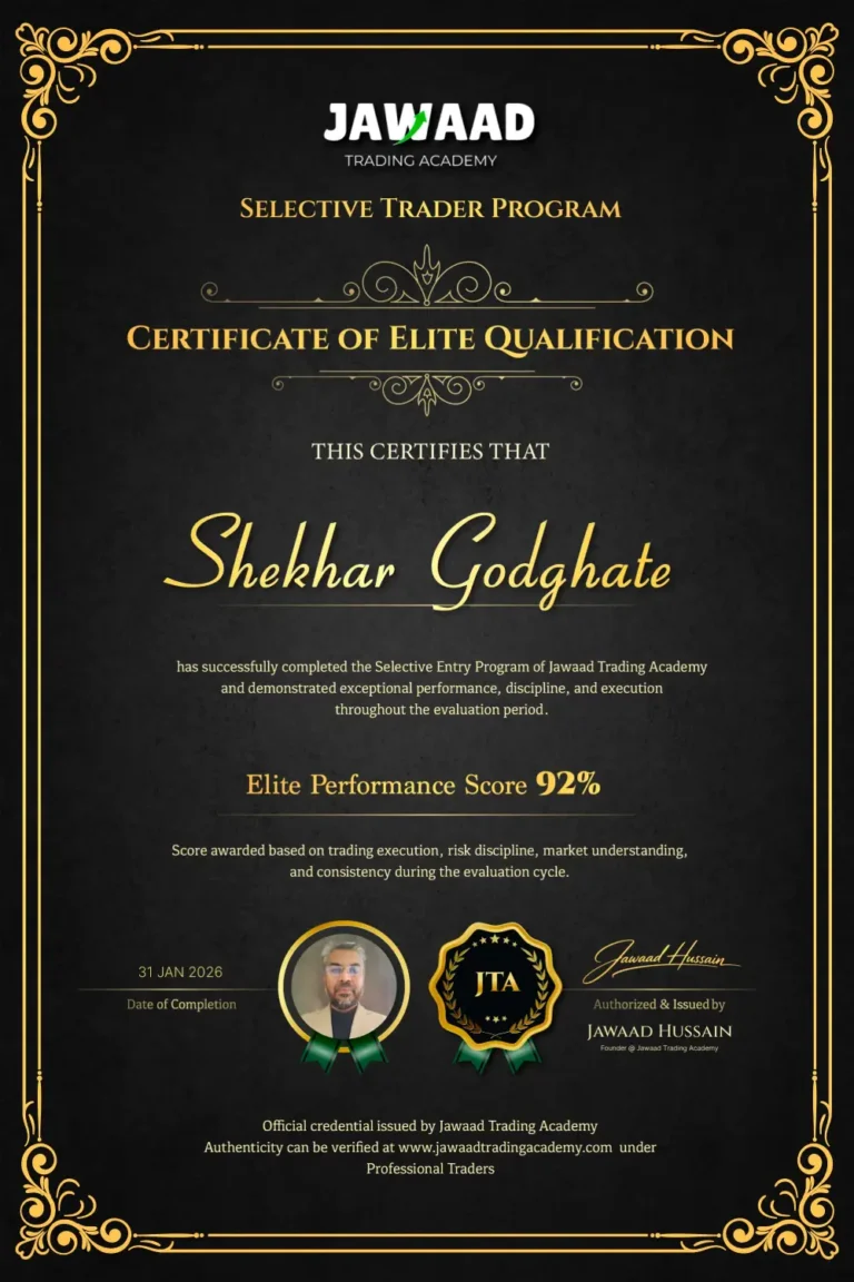 Shekhar Godghate – professional trader and JTA student