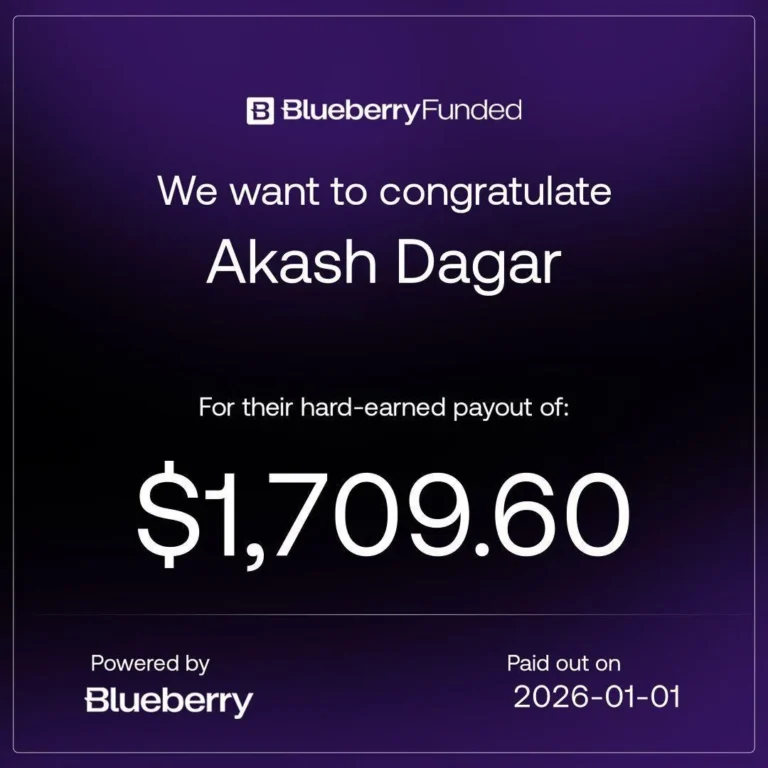 Payout certificate shared by Akash Dagar, Jawaad Trading Academy student
