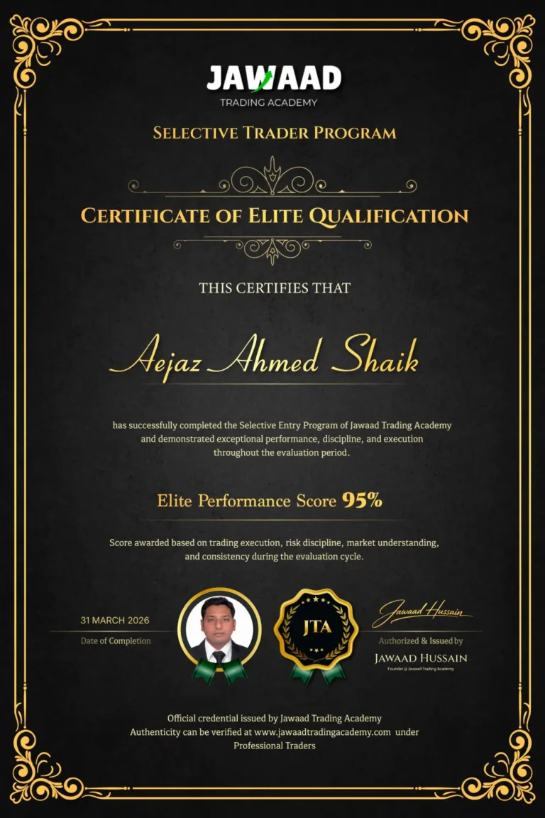 Aejaz Ahmed Shaik – professional trader and JTA student