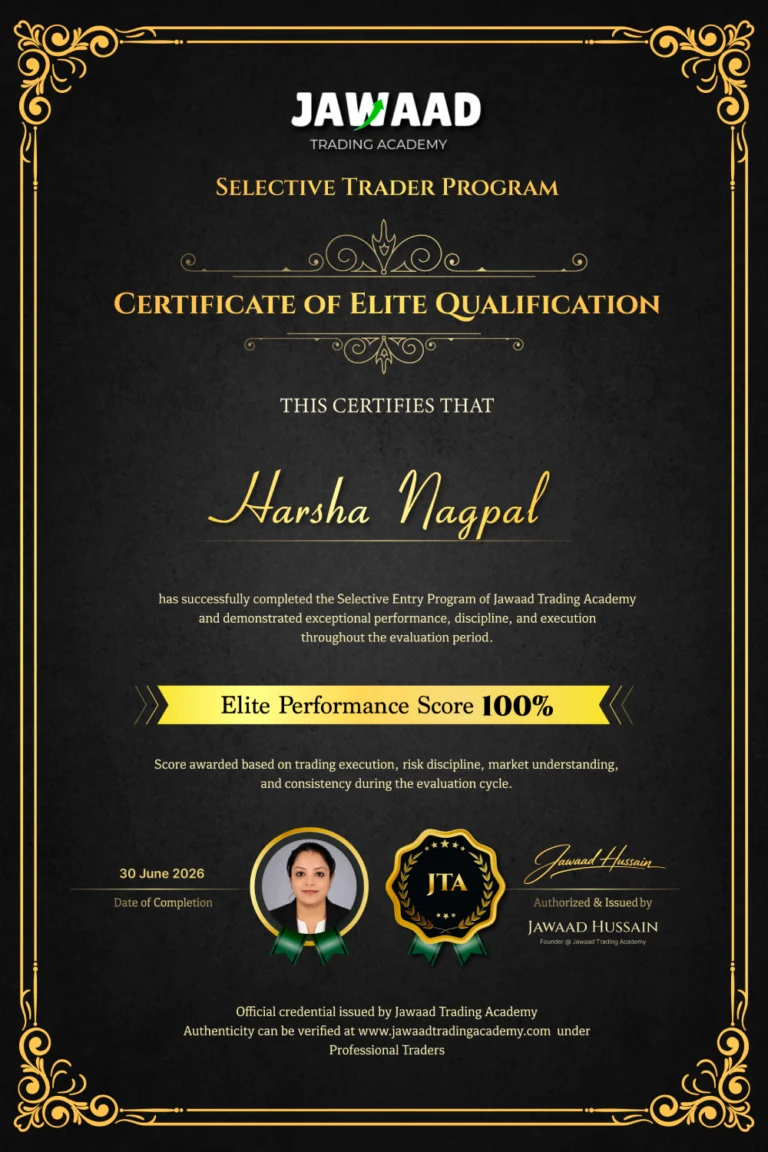 Harsha Nagpal – professional trader and JTA student